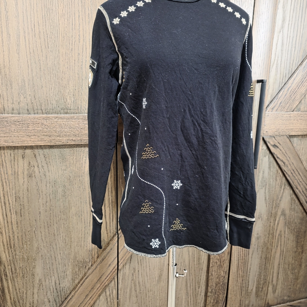 Alp N Rock Black and Gray Long Sleeve Top - Picture 2 of 7
